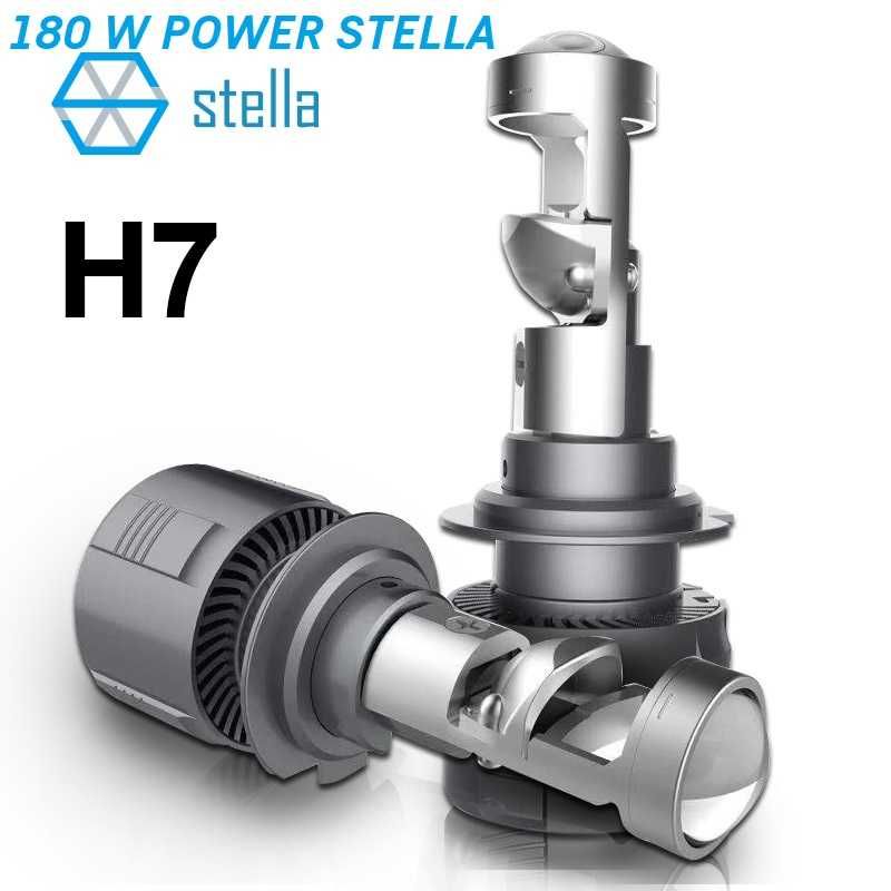 H7 LED Крушки с Лупи 90W вградени лупи Х7 h7 лед крушки с лупа