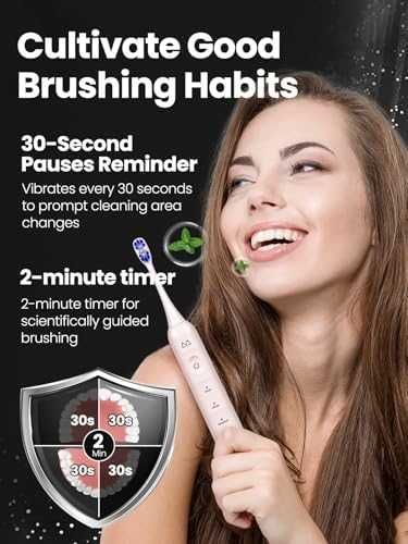 Нова Sonic електрическа четка за зъби 48k VPM 180 дни батерия 5 режима