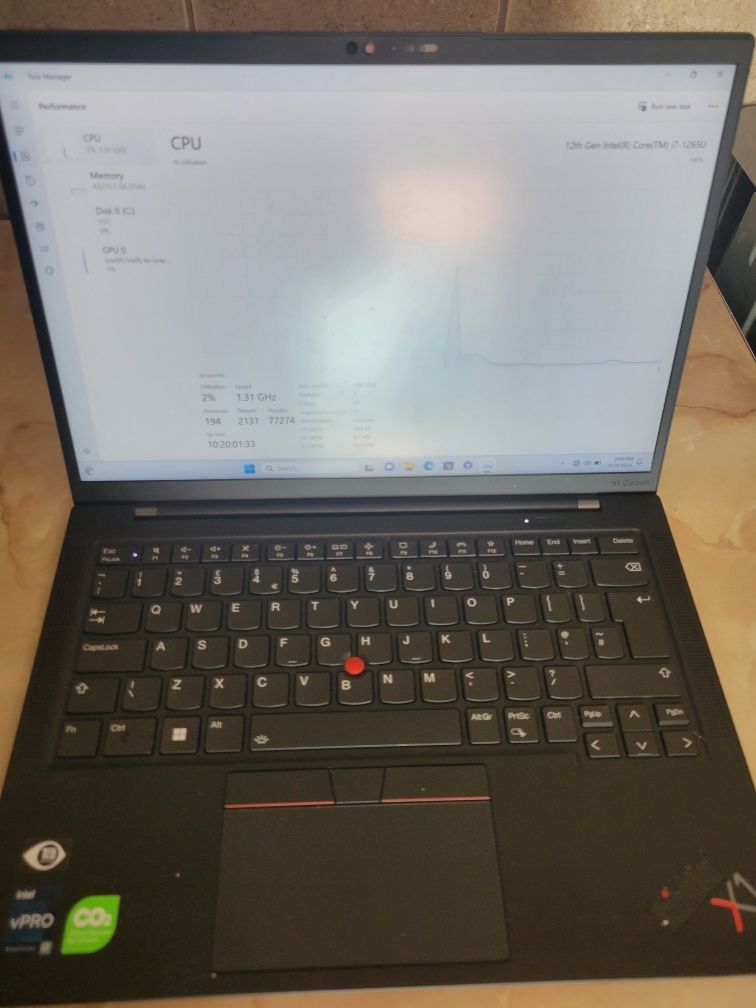 laptop Lenovo x1 carbon gen10 i7 vpro