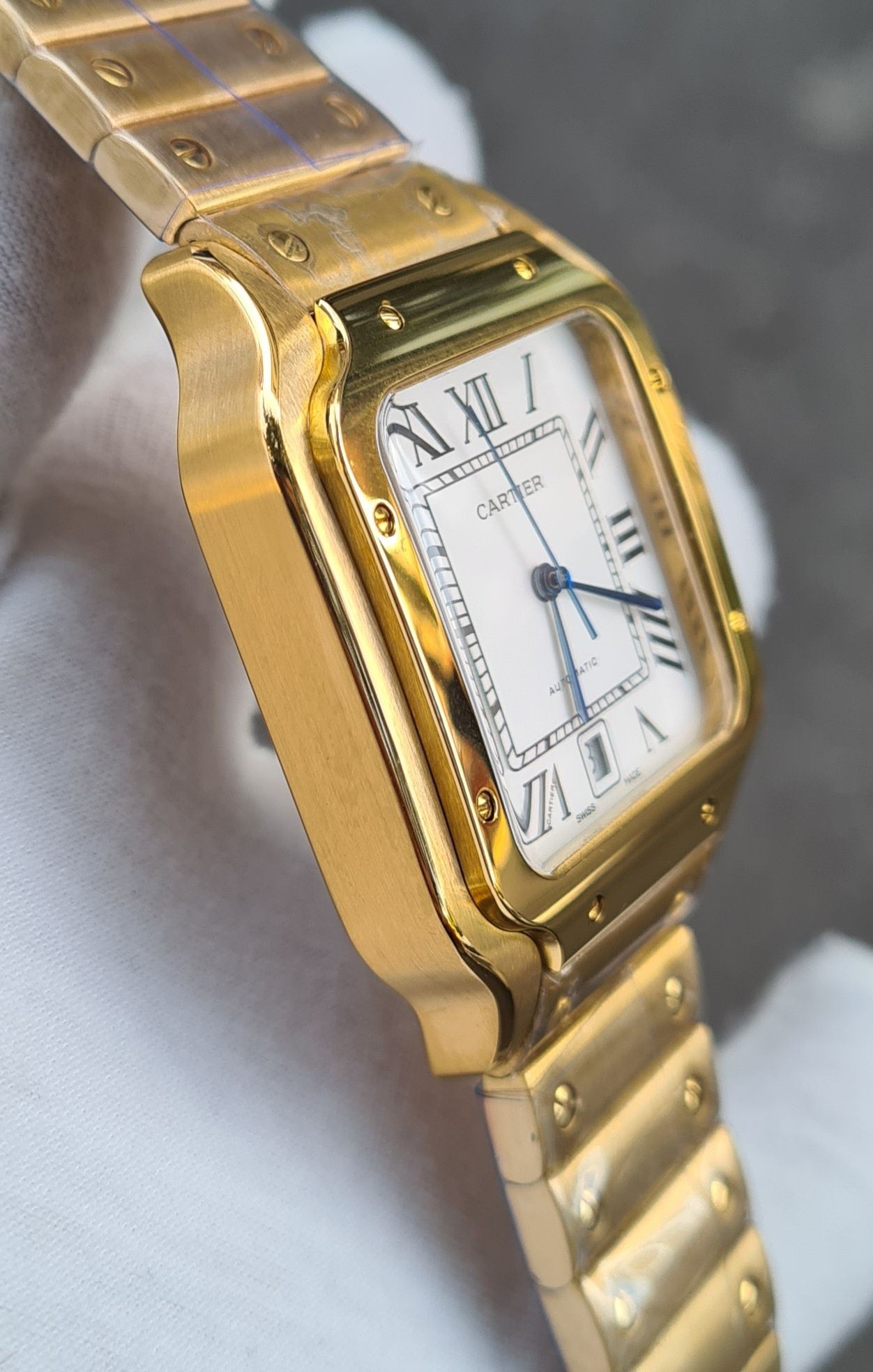 Ceas Cartier Santos 40mm Gold Automatic Master Quoality