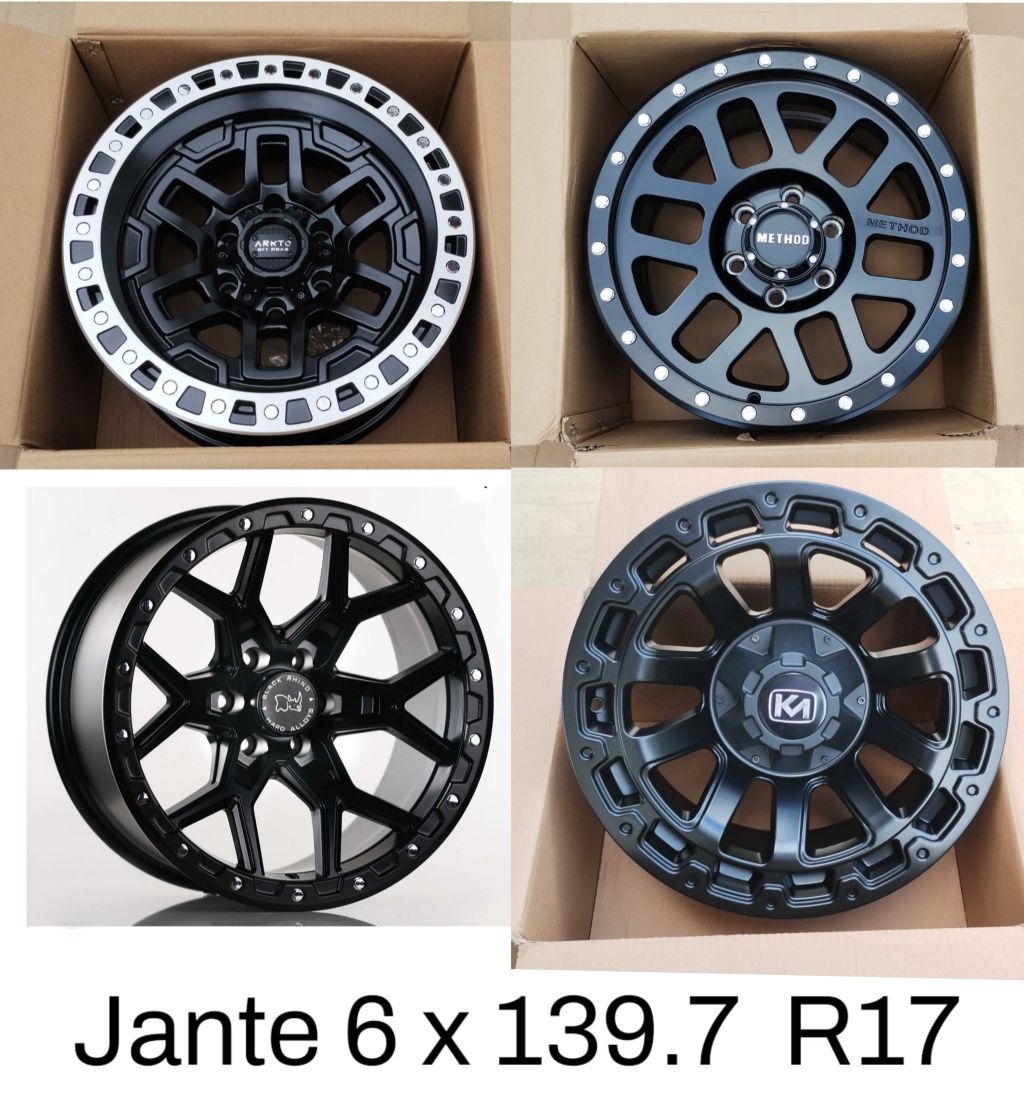 ‼️Jante R17 Toyota Hilux Land Cruiser Noi 6 x 139.7 si ET -12