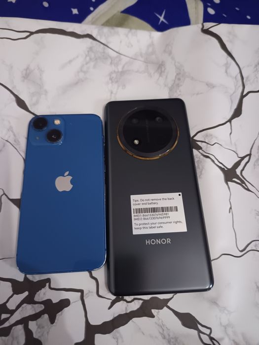 iPhone 13 mini și honor magic 7 lite redmi 13