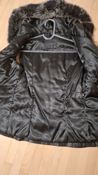 Vesta blana naturala din vulpe polara