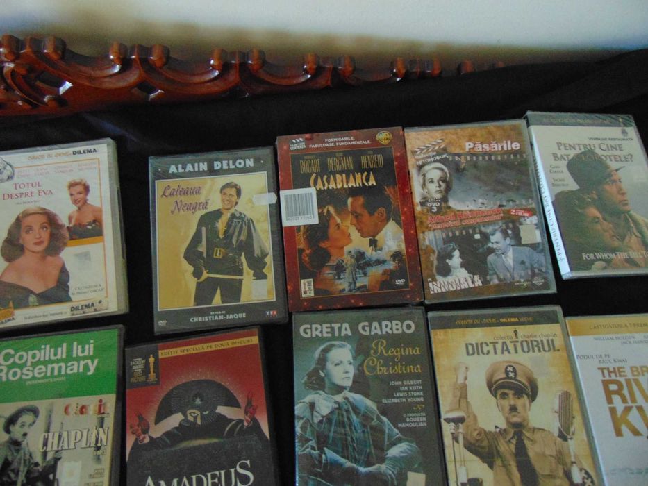 DVD-uri filme clasice străine și românești