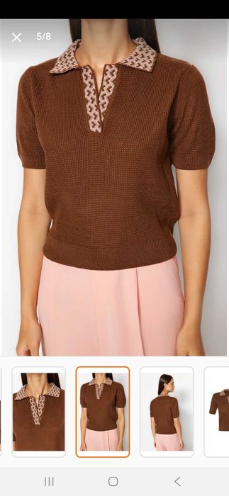 Tricou tricot mărimea S ,ruj+ creion ,gloss buze toate noi