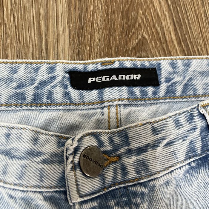 blugi drepți brodați, femei mărimea 36 albastru deschis hip hop