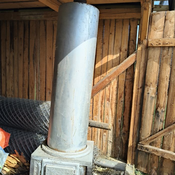 Ansamblul boiler 100 L cu focar de teracota