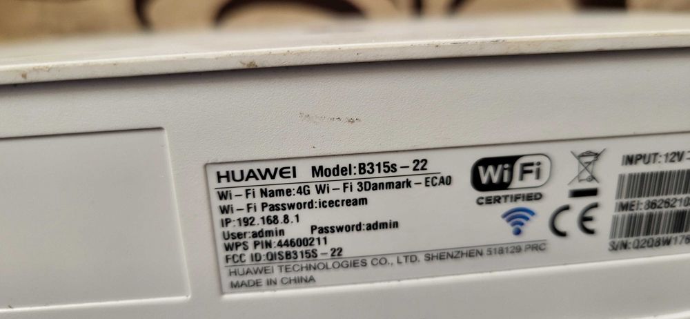 Router Huawei 4G cu sim B315S-22, 150 Mbps, Alb  liber de retea