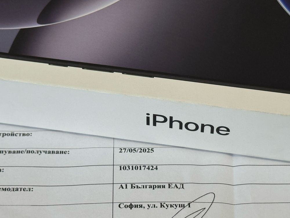 ЗАПЕЧАТАН 256GB iPhone 16 Pro Max Гаранция A1 до 2027 г. Black