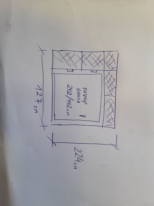 Метална портална врата