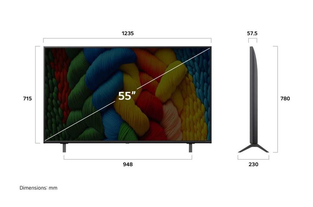 Телевизор LG 55UA75009LA AI Smart TV 4K 2025г
