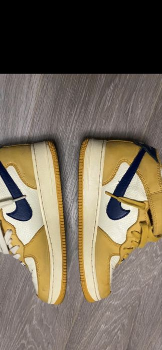 Nike force 1 yellow