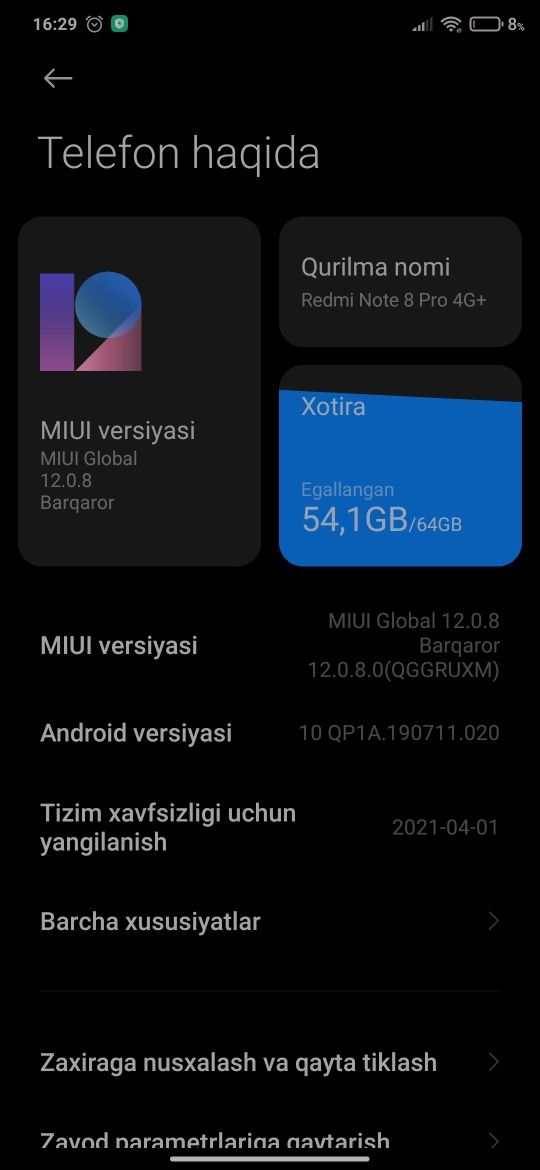 redmi note 8 pro