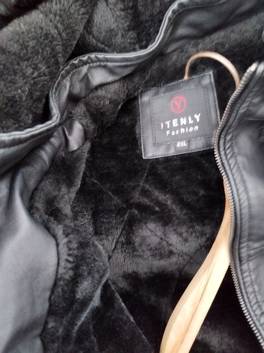 Мъжко яке от еко кожа много дебело подходящо за зимата