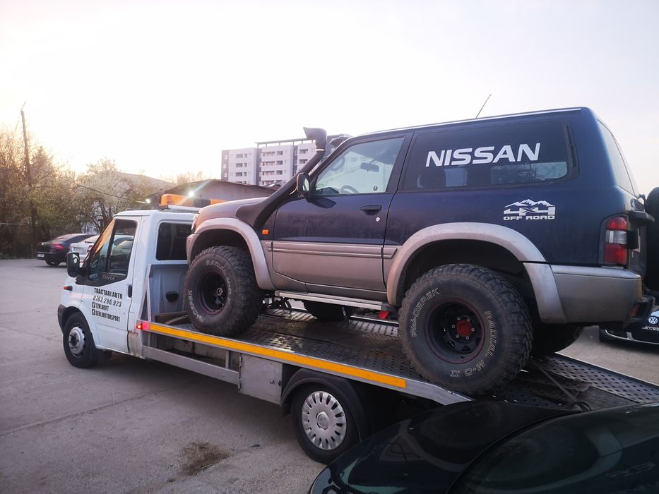 Tractari Auto Non Stop/Transport Marfa/Platforma/Asistenta Rutiera