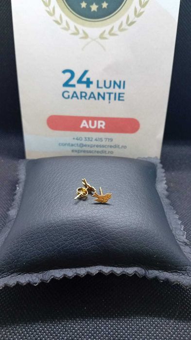 Cercei aur 14k 0.83g (B24342 AG31 Barboi) Garantie 2 ani!