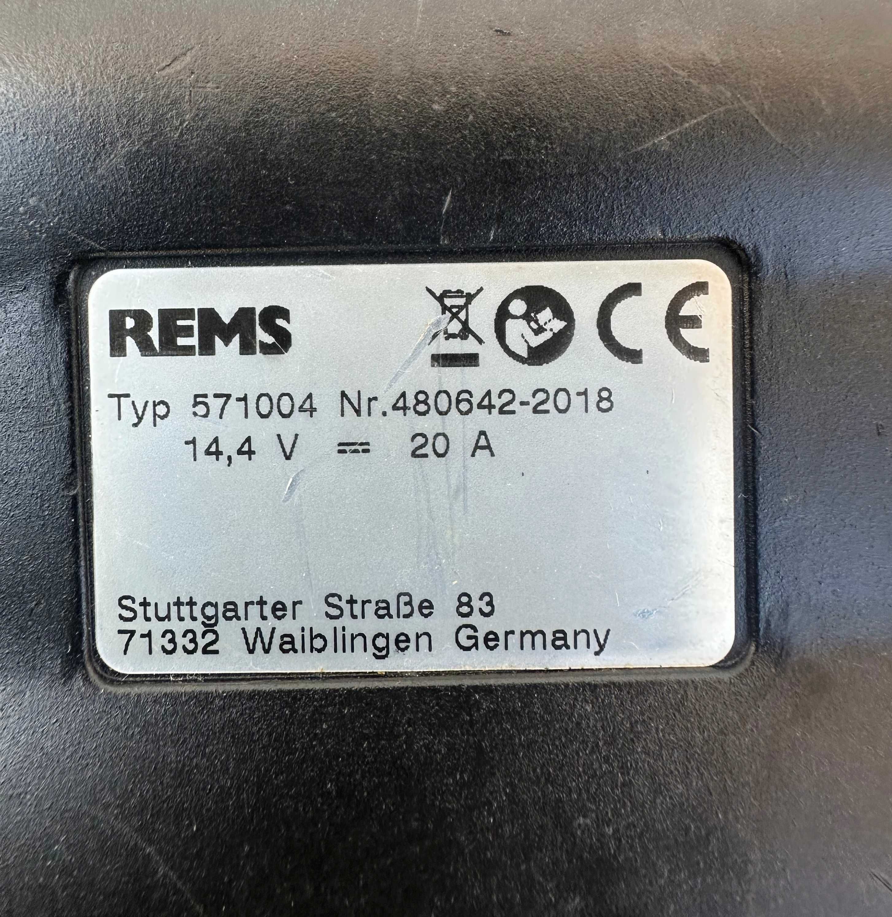 REMS Akku-Press ACC - Акумулаторна радиална преса 2x14.4V 3.0Ah комп.