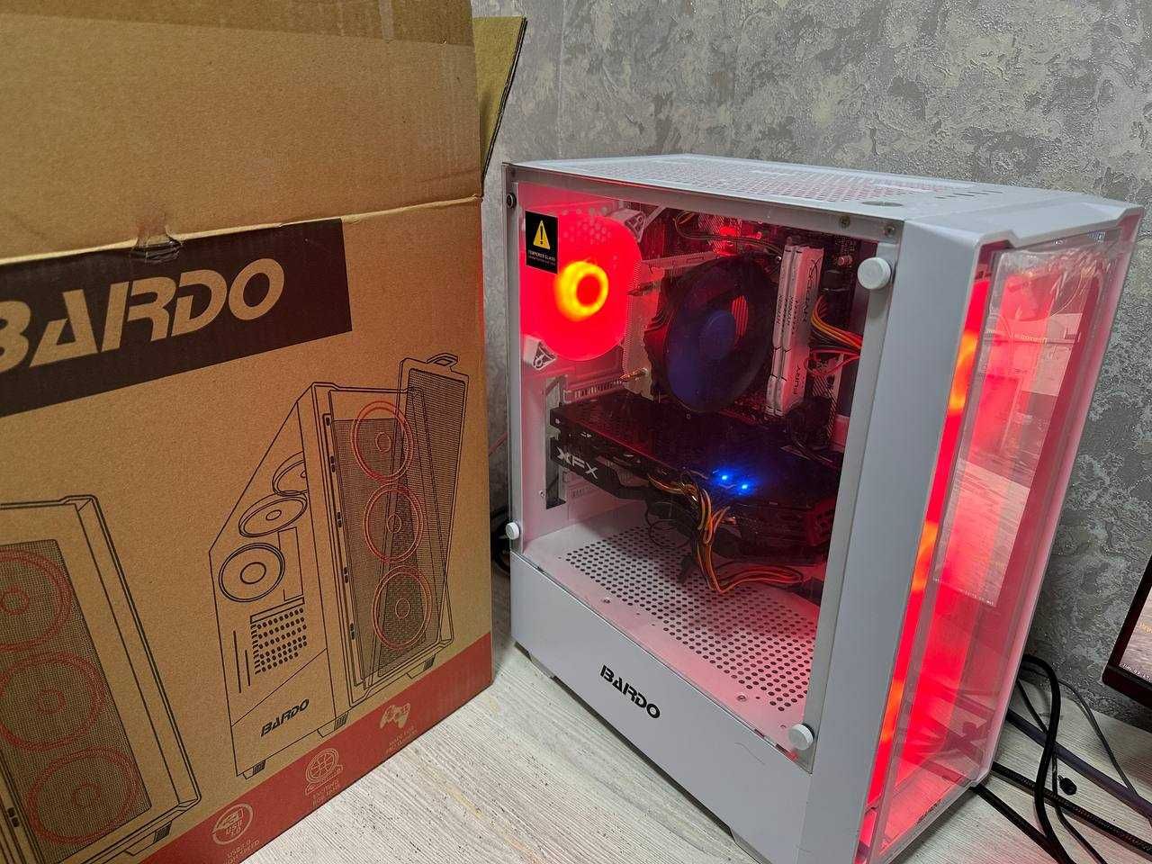 Игровой кейс / Ryzen 5 2600/ RX 590 8gb / 16gb ddr4