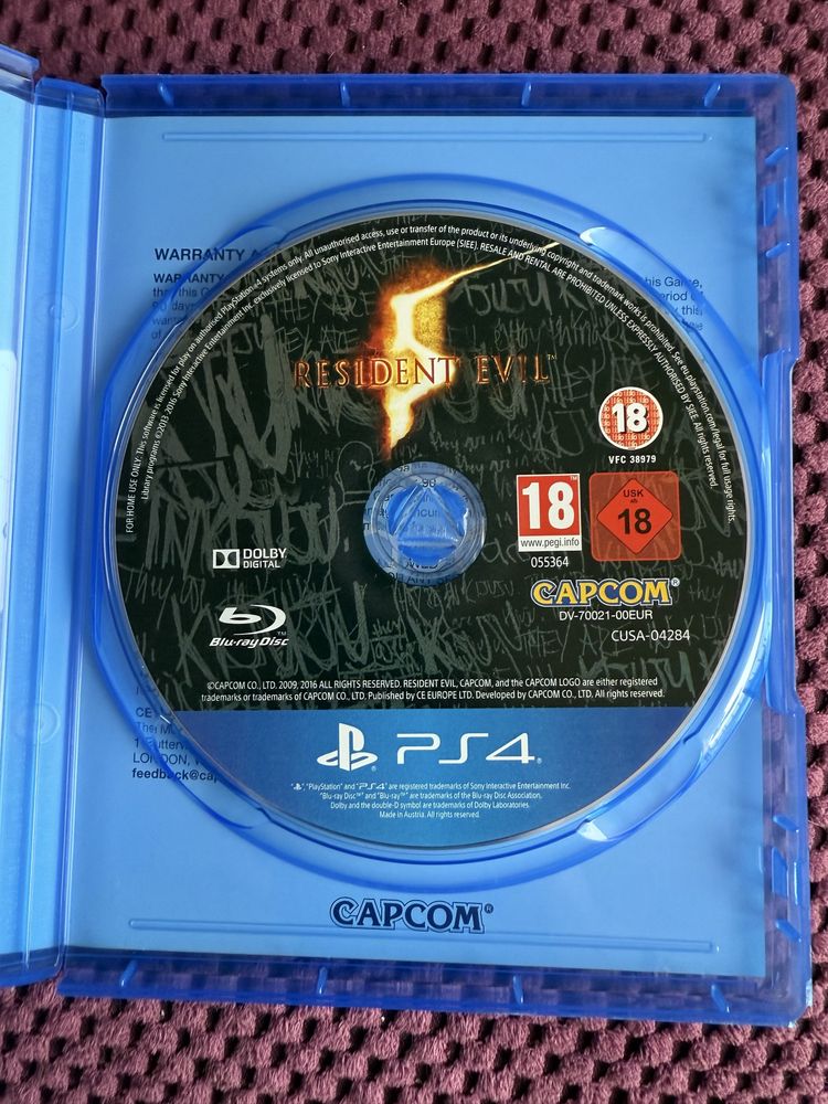 Resident Evil 5, PS4