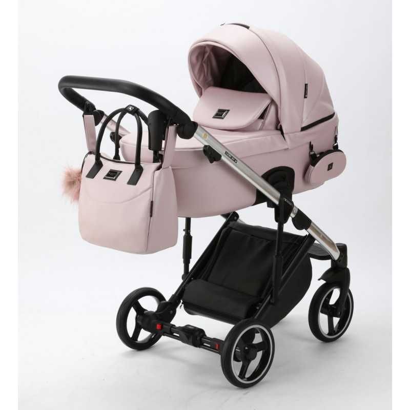 Carucior Bebelusi 3 in 1 Lumi Air Adamex Deluxe Roz ( kit complet )