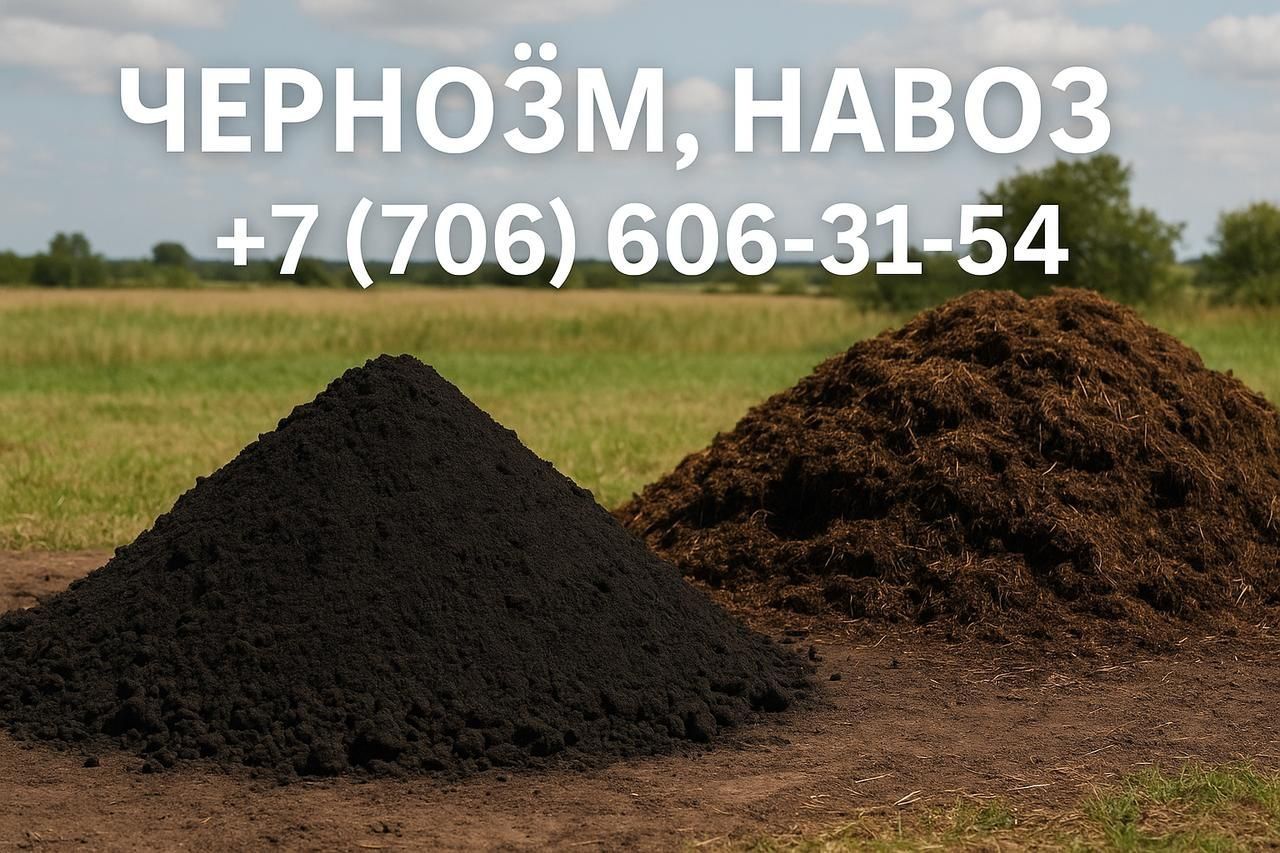 Навоз куб 6000,черназём камазы 30000
