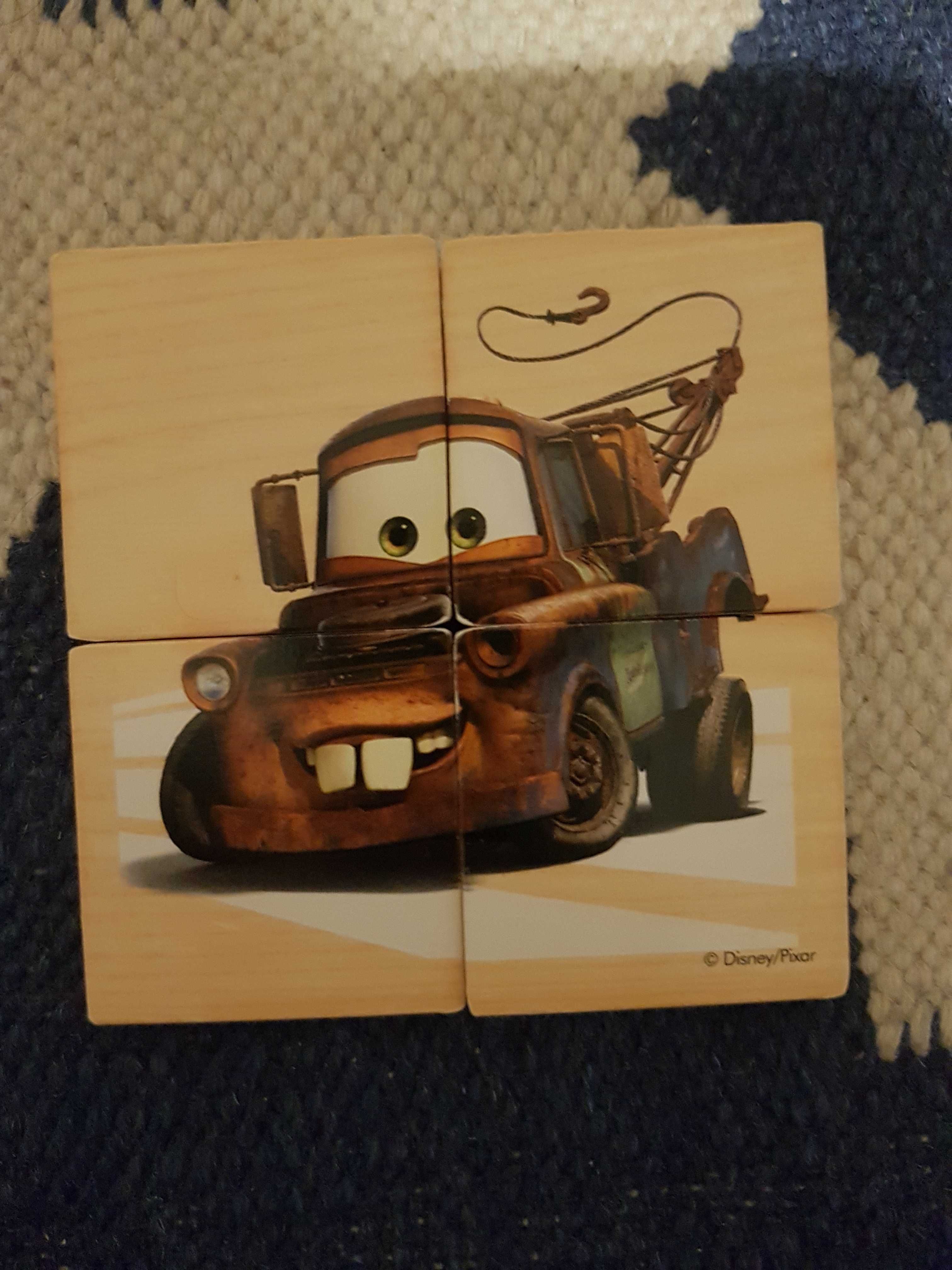 Puzzle din lemn, personaje Cars