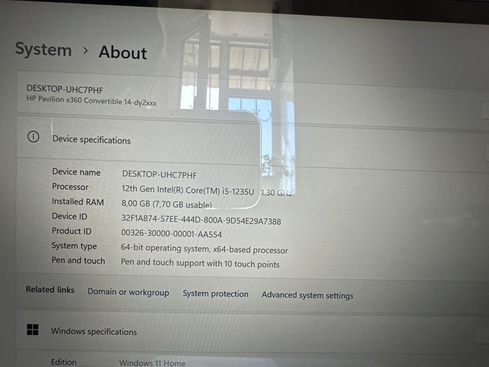 HP Pavilion x360 (sichqoncha va sumka bonusga)