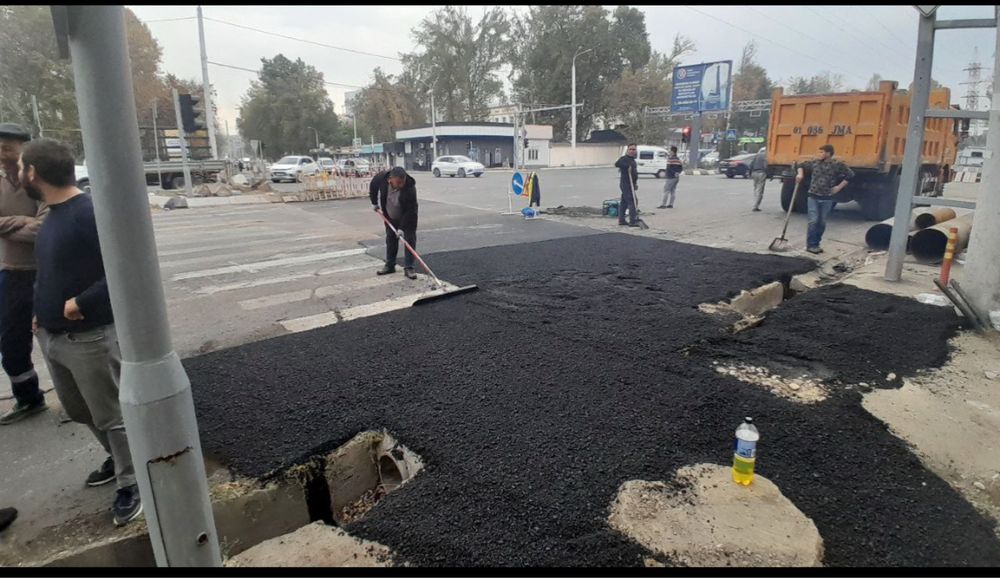 Асфалтирование дорог и плошадок
