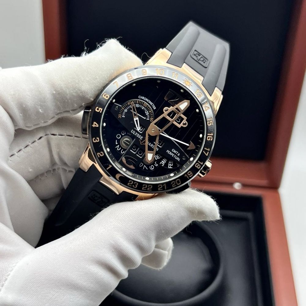 Ceas barbatesc Ulysse Nardin Black El Toro GMT