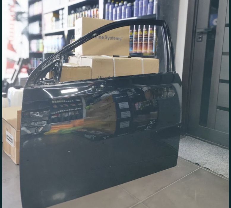 Дверь Жентра/Jentra левая передняя черная