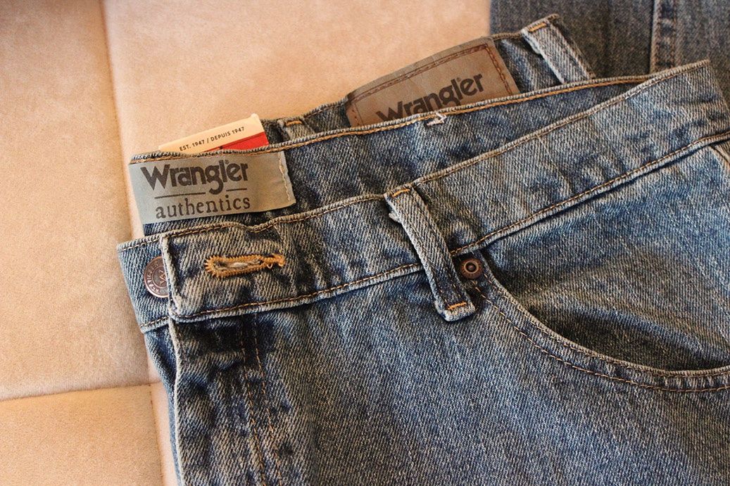 Джинсы мужские Wrangler размер 54-56 синие новые оригинал