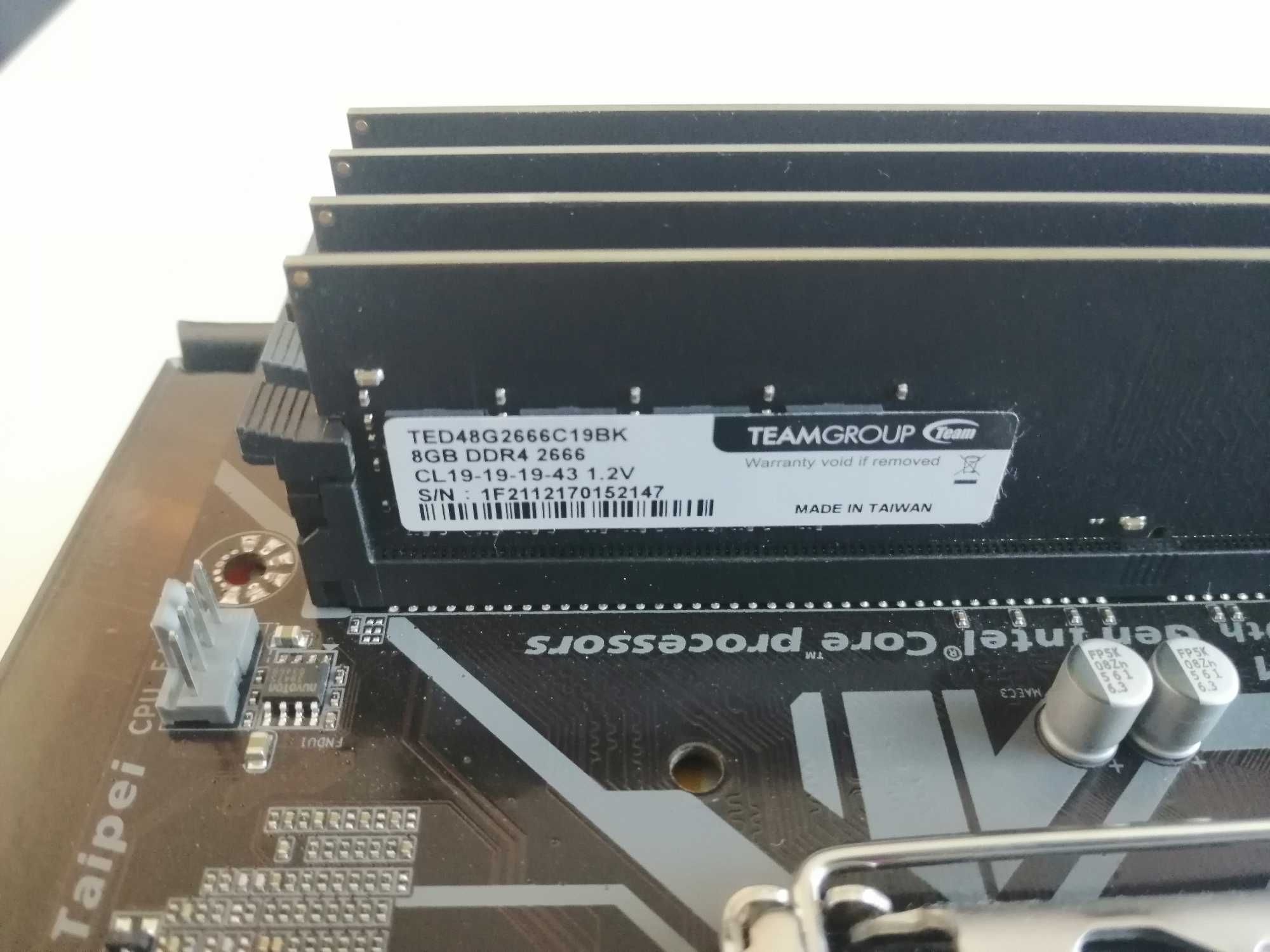 Дъно, Процесор, RAM и SSD - Gigabyte B365M,i5-9500,32GB RAM,512GB SSD