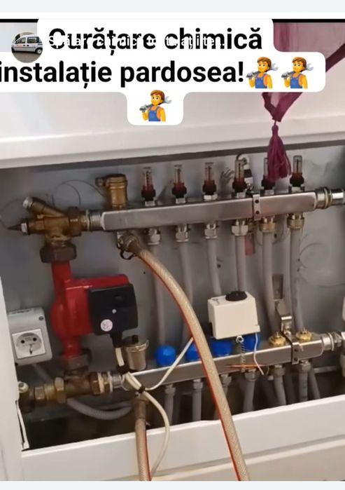 Spălare Curățare Chimică Încălzire în Pardoseală