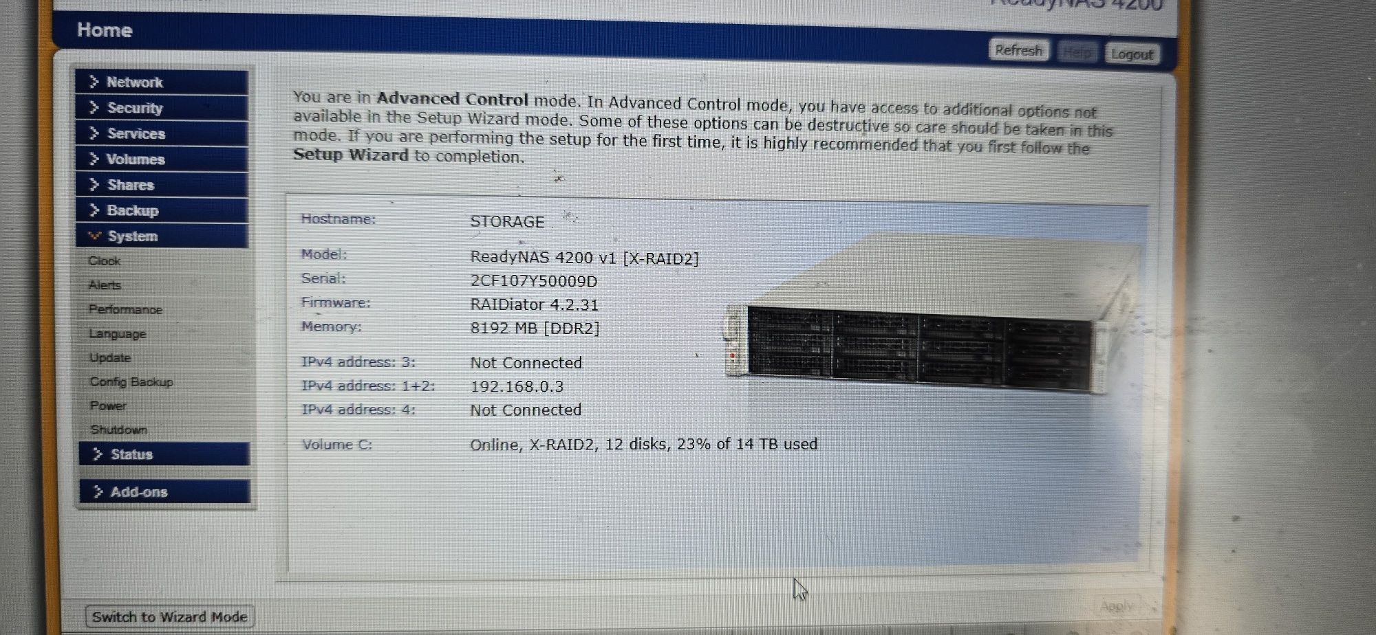Storage , Ready NAS 4200, 12 Bay