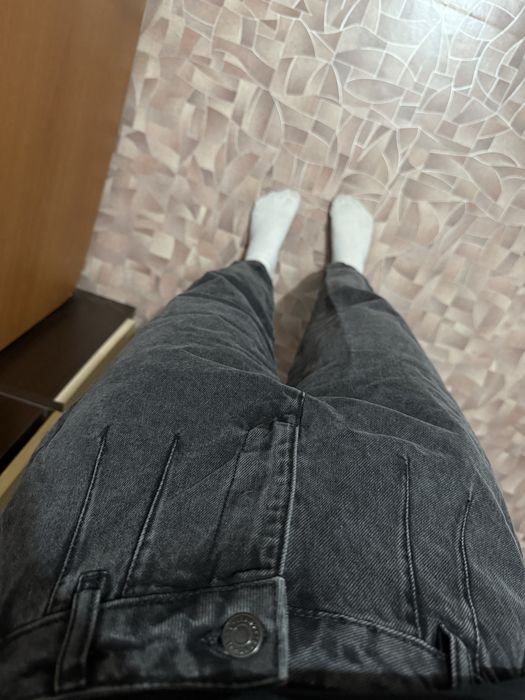 Джинсы черные размер 46-48