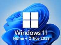 Stick bootabil Windows 11 Home + Office 2019, licente originale retail