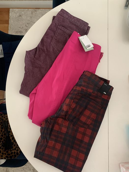 Pantaloni Zara/ Benetton/ H&M