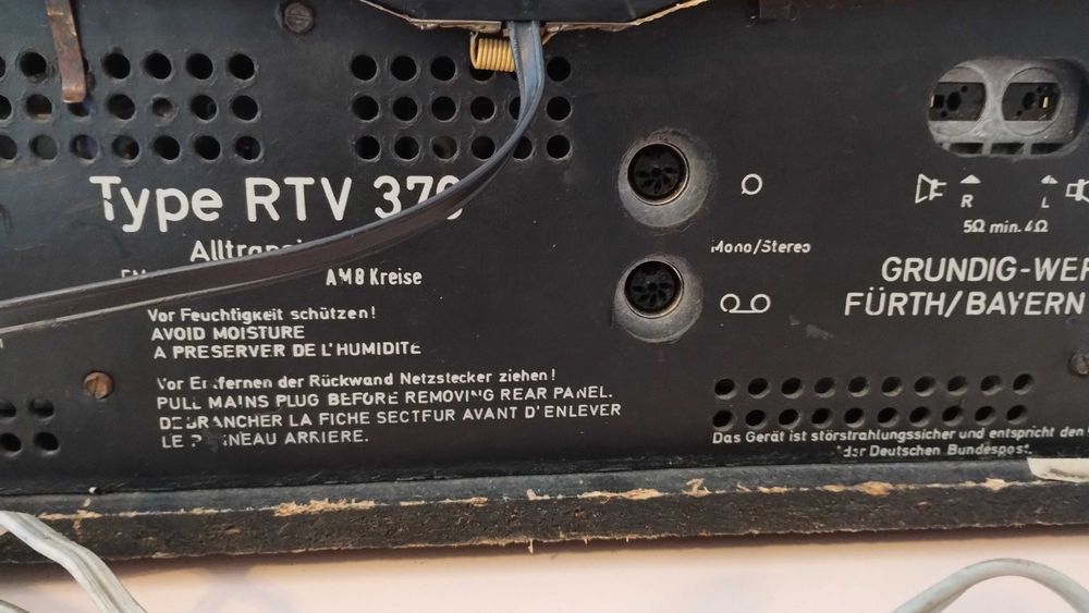 de colectie amplituner Grundig RTV370