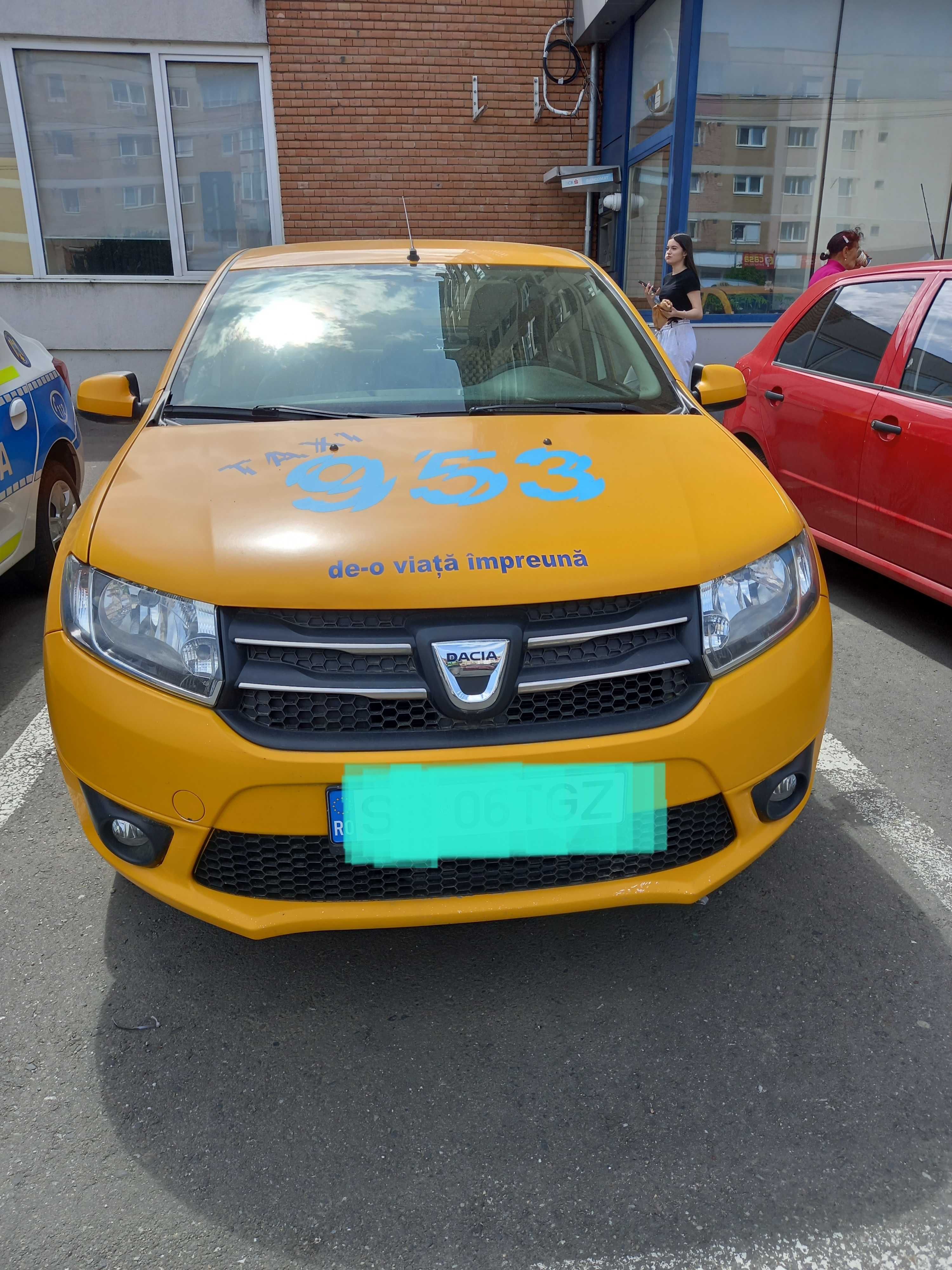 Taxi + licență + firmă