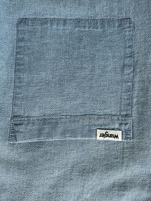 Camasa WRANGLER Stil Denim Aspect Sifonat Albastru Barbati | Marime M