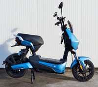 Електрически скутер EcoWay модел YC-L 500W мотор син цвят