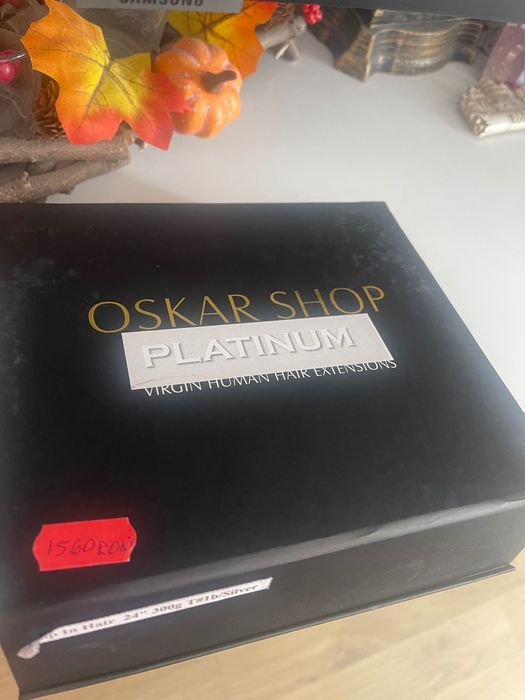 vând set extensii clip on păr natural