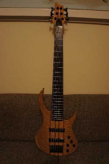 Chitara bass activ/pasiv cu 6 corzi, Harley Benton BZ-6000 NT