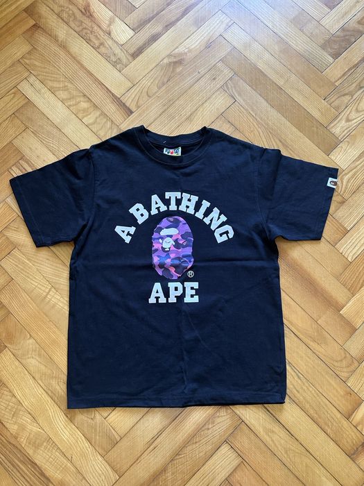 Bape тениска(лилаво лого)