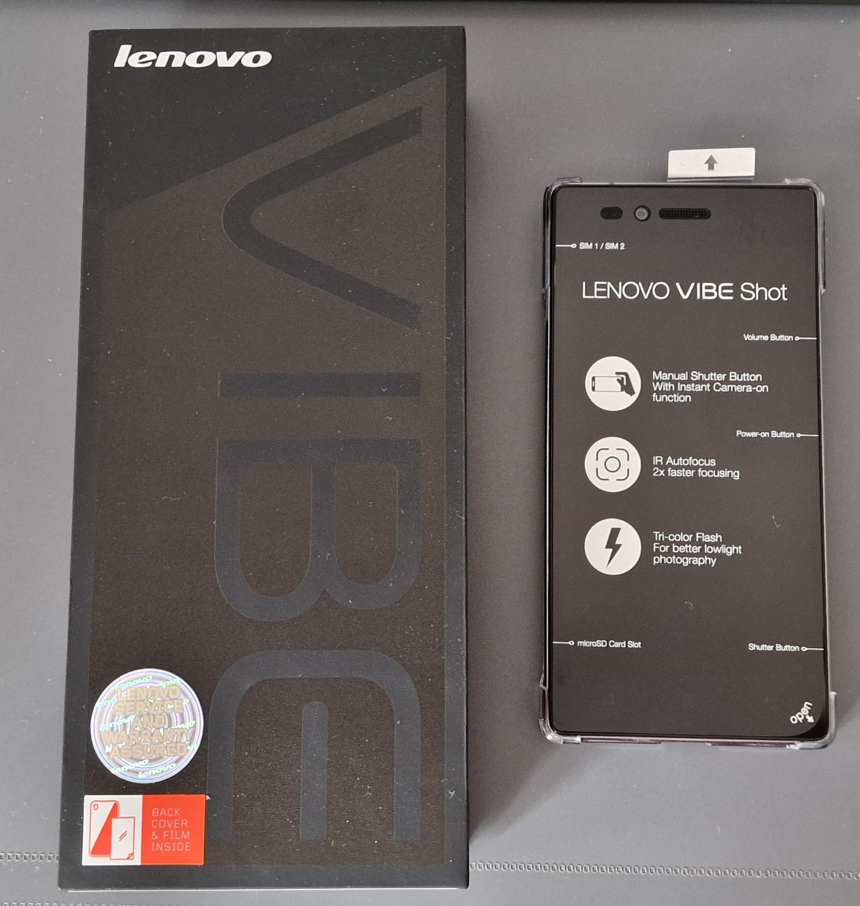 Vand Lenovo Vibe Shot Z90 Grey Nou