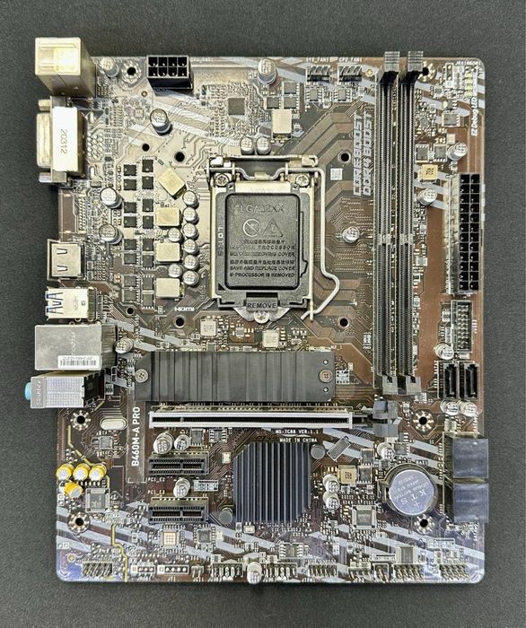 материнка MSI B460M-A PRO