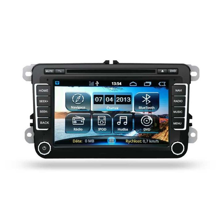 Navigatie dedicata cu GPS , Radio, Handsfree , DVD Ipod pentru Skoda Octavia 2 Fabia 2 Superb VW Golf 5 6 Passat B6 B7 Jetta cu sistem Android 4.3