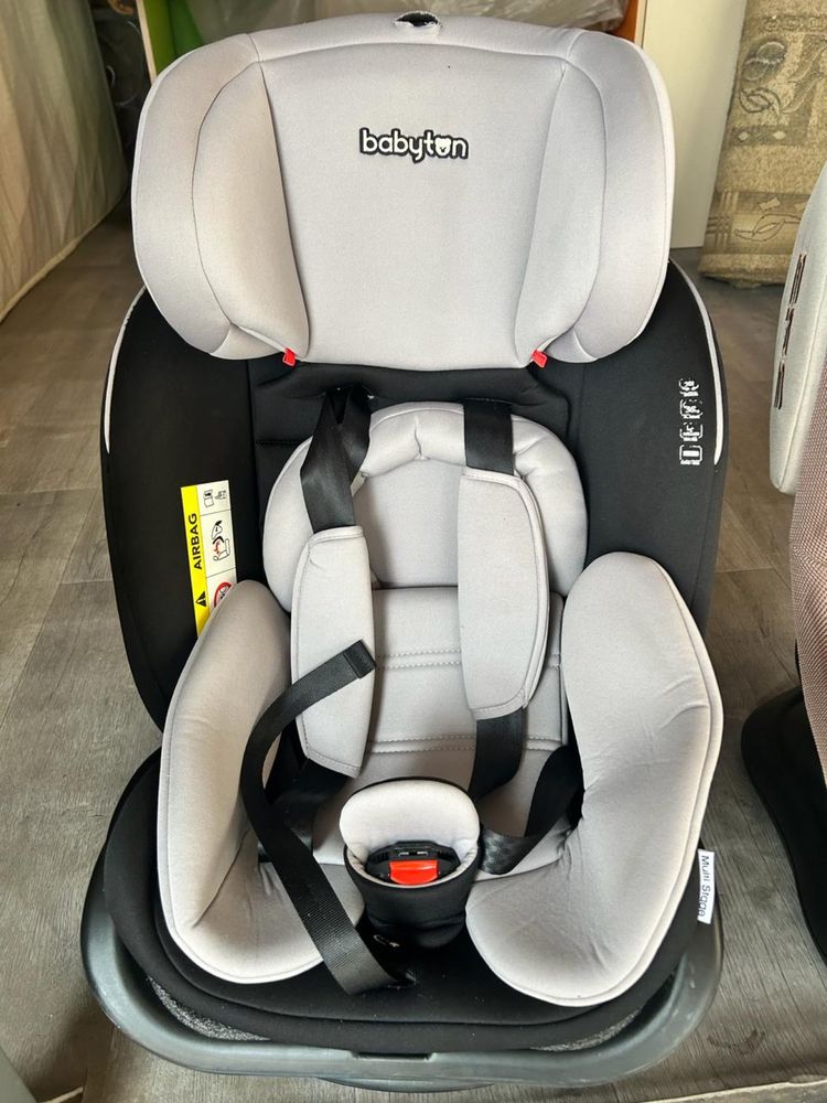 Автокресло Babyton 0+/1/2/3 Isofix Grey