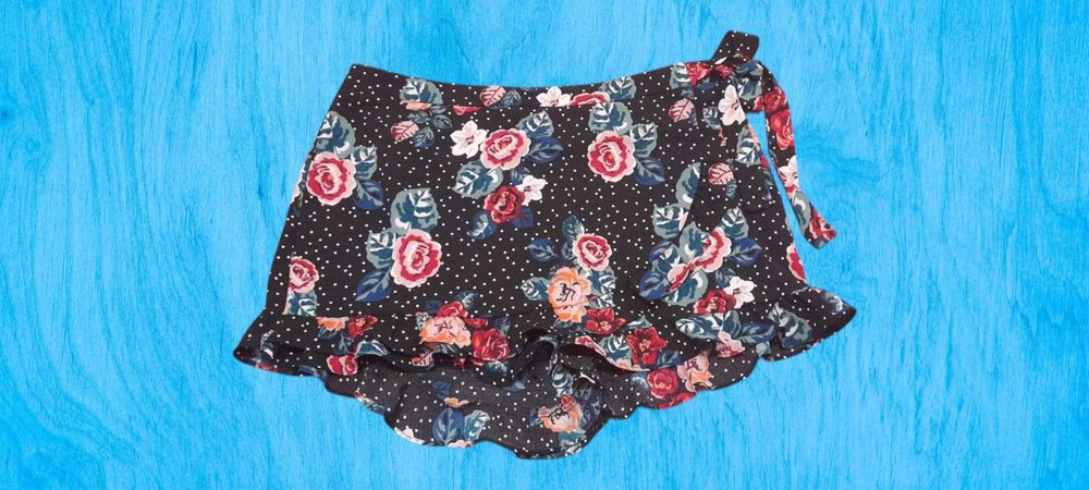 Pantaloni scurti tip fusta Papaya