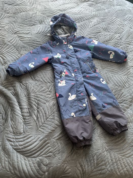Демисезонный комбинезон для девочки ростовка 92 удобный в хорошем сост
